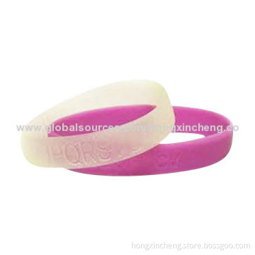 G-2014 Silicone Glowing Bracelet for Promotional Event